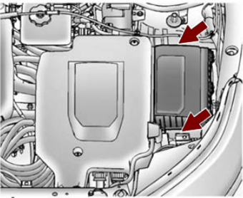 Opel Ampera (2011-2015): Locais da caixa de fusíveis