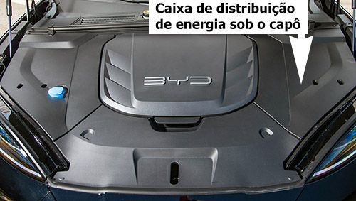 Localização da caixa de fusíveis: BYD Seal (2022-2023)