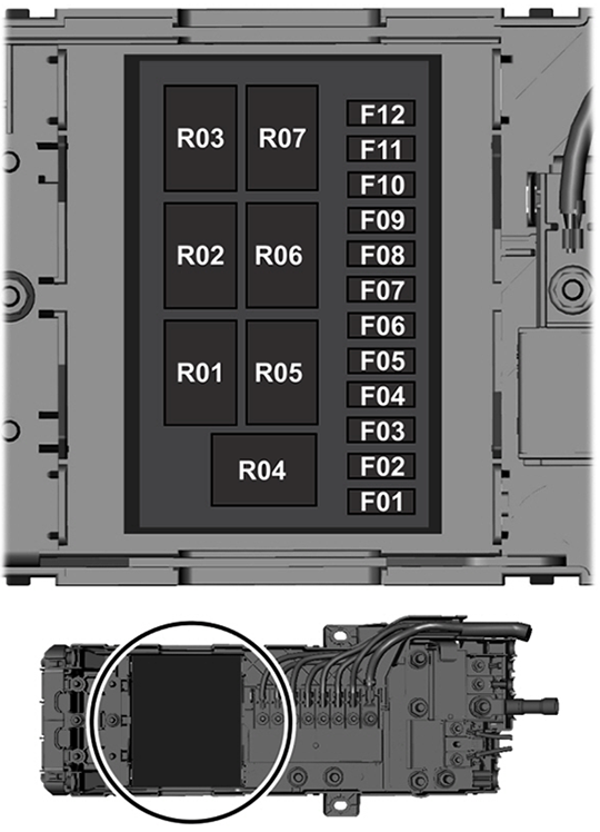 Tourneo Custom / Transit Custom (2016-2018): Diagrama de fusíveis