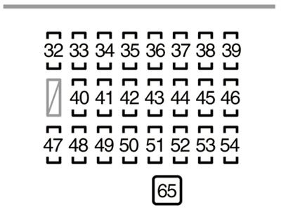 Toyota Land Cruiser Prado (J120; 2003-2009): Diagrama de fusíveis