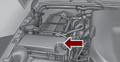 Jeep Wrangler (2011-2018): Localização da caixa de fusíveis