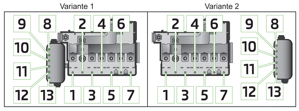 Skoda Rapid (2012-2014): Diagrama de fusíveis