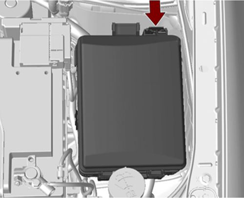 Chevrolet Joy (2019-2021): Localização da caixa de fusíveis