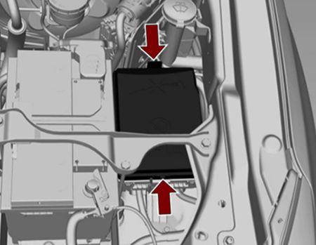 Chevrolet S-10 (2012-2016): Localização da caixa de fusíveis