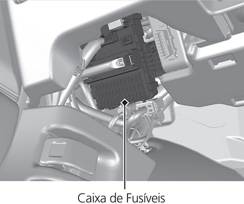 Honda CR-V (2021-2022): Localização da caixa de fusíveis