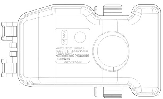 Kia Picanto (2016-2017): Diagrama de fusíveis