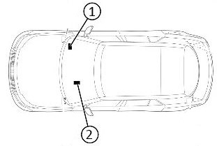 Land Rover Range Rover (L460; 2020-2024): Localização da caixa de fusíveis