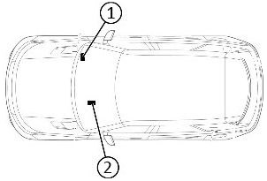 Land Rover Range Rover Sport (L461; 2023-2024): Localização da caixa de fusíveis