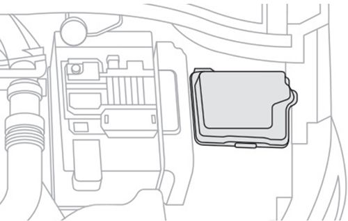 Peugeot 208 (2020-2024): Localização da caixa de fusíveis