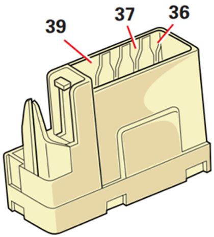 Citroën C4 (2006-2007): Diagrama de fusíveis