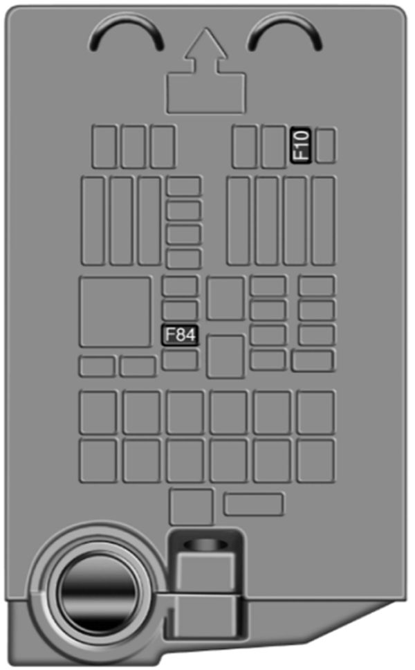 Fiat 500X (2016-2022): Diagrama de fusíveis