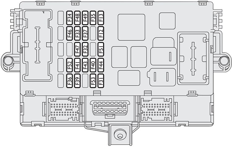 Fiat Bravo (2011-2016): Diagrama de fusíveis