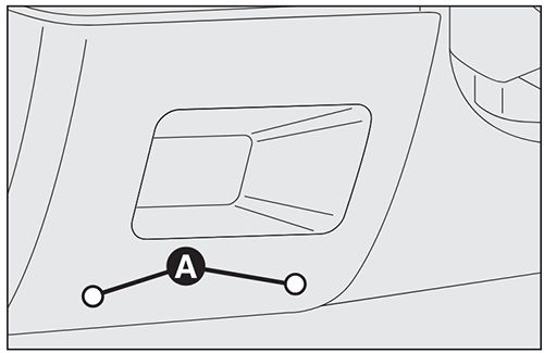Fiat Grande Punto (2010-2018): Localização da caixa de fusíveis