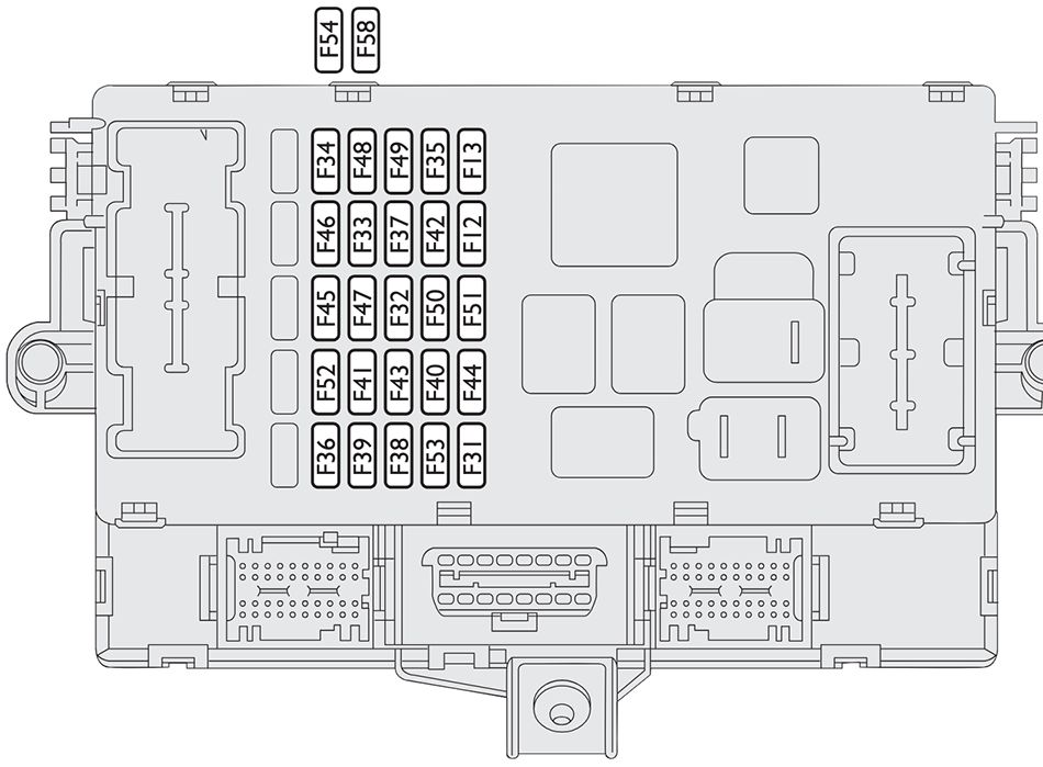 Fiat Idea (2004-2012): Diagrama de fusíveis